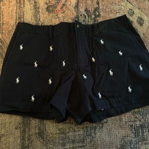 Navy with white horses.